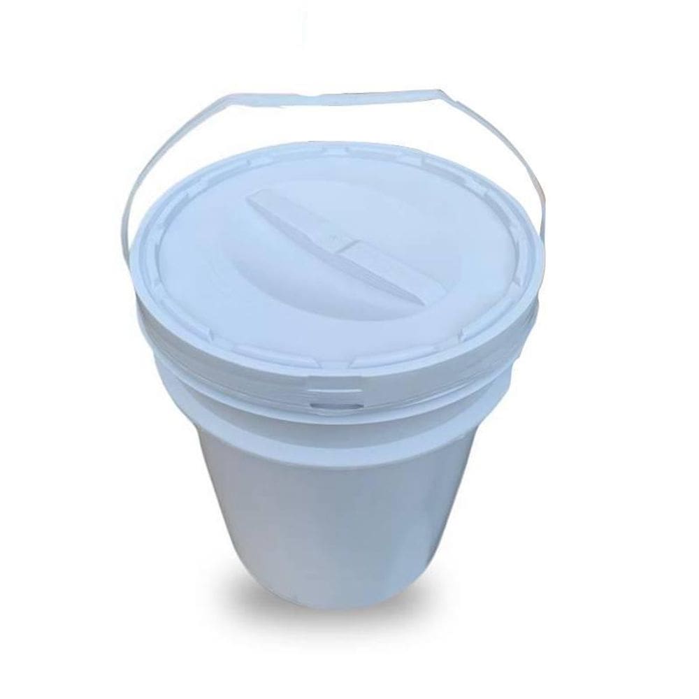 Pote Para Sorvete 20 Litros Tampa Rosca-Kit 16 Pçs