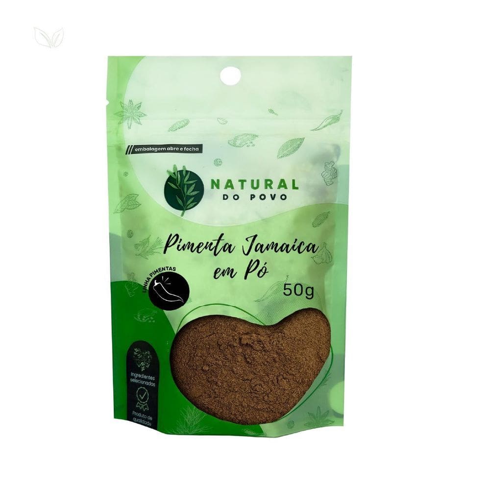 Pimenta Jamaica Selecionada Em Pó 100% Orgânico Pouch 50G