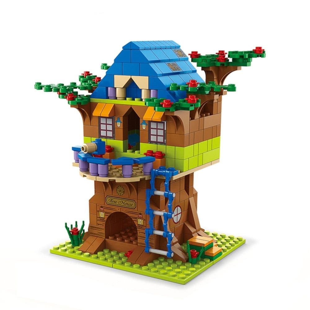 Blocos de Montar - Casa na Árvore 6 em 1 -  1000 Peças - Bloxi