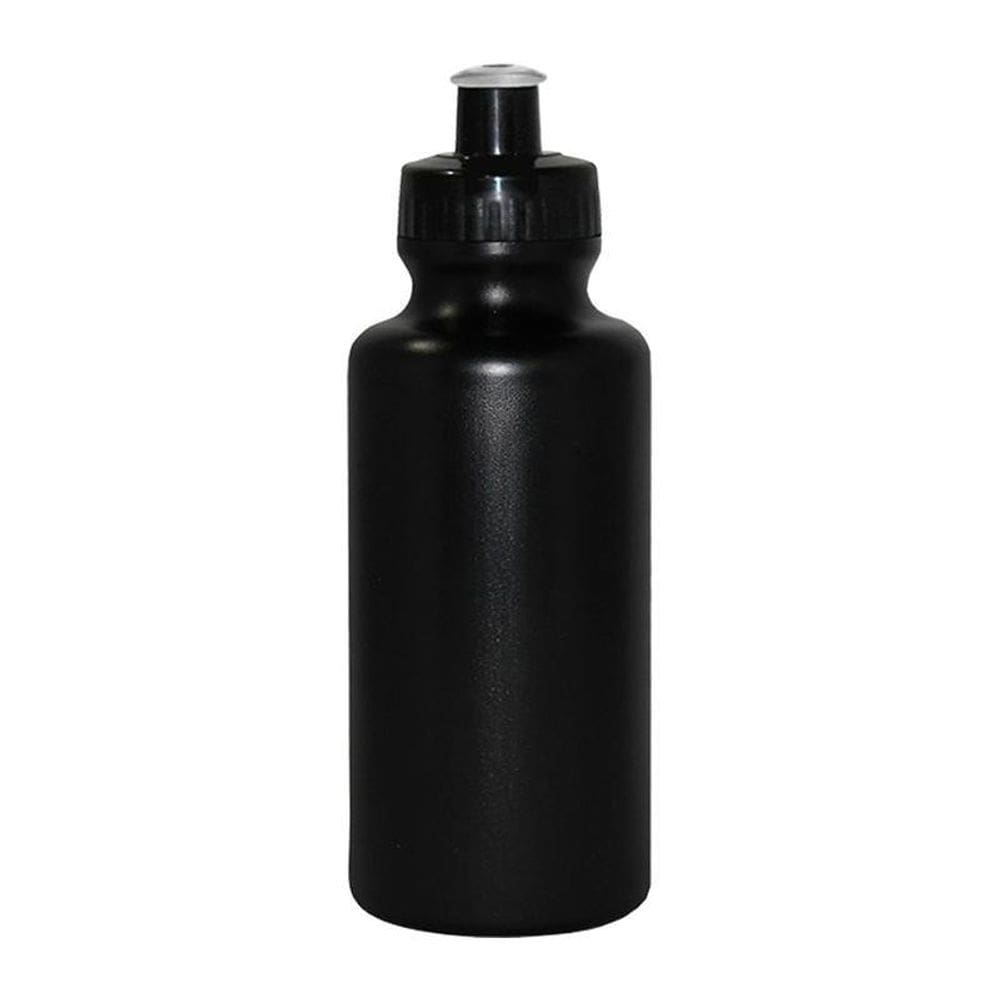 Kit 50 Squeezes 550Ml Preto Plástico Premium