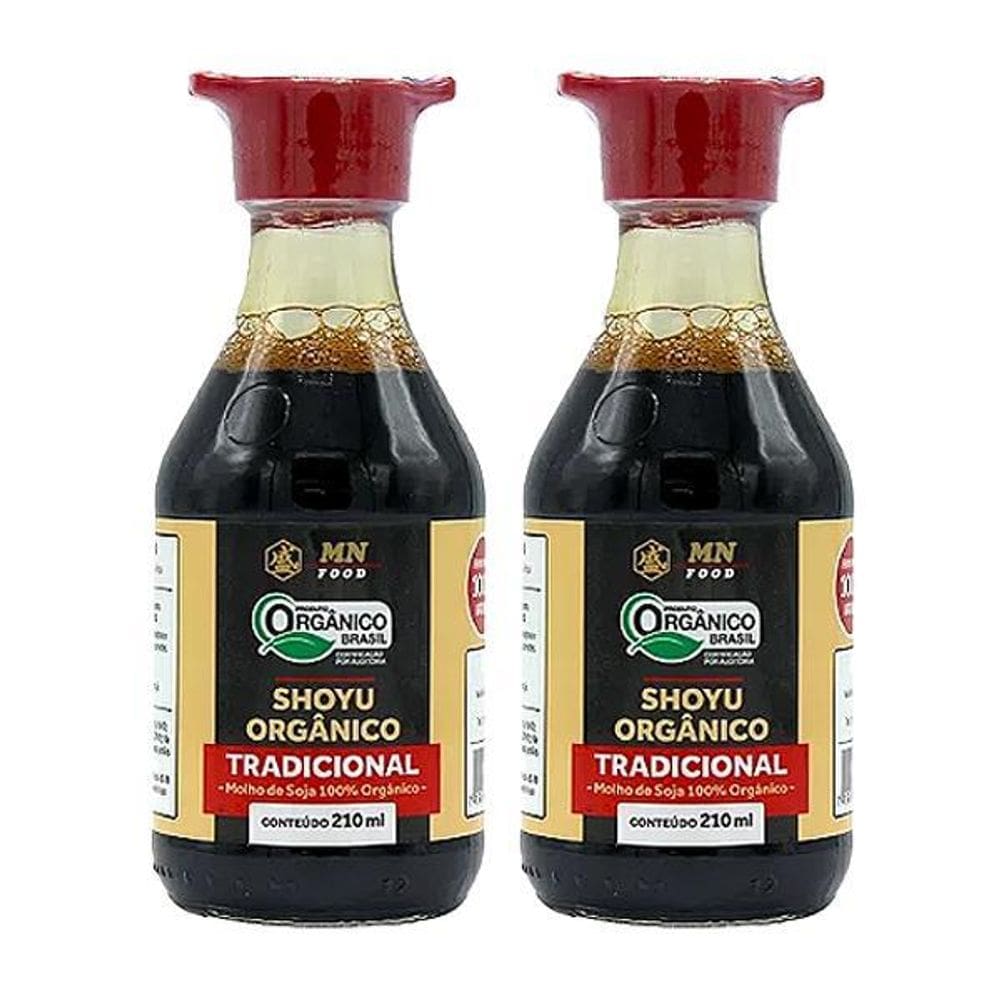 Kit 2X: Shoyu Orgânico Tradicional Mn Food 210 Ml