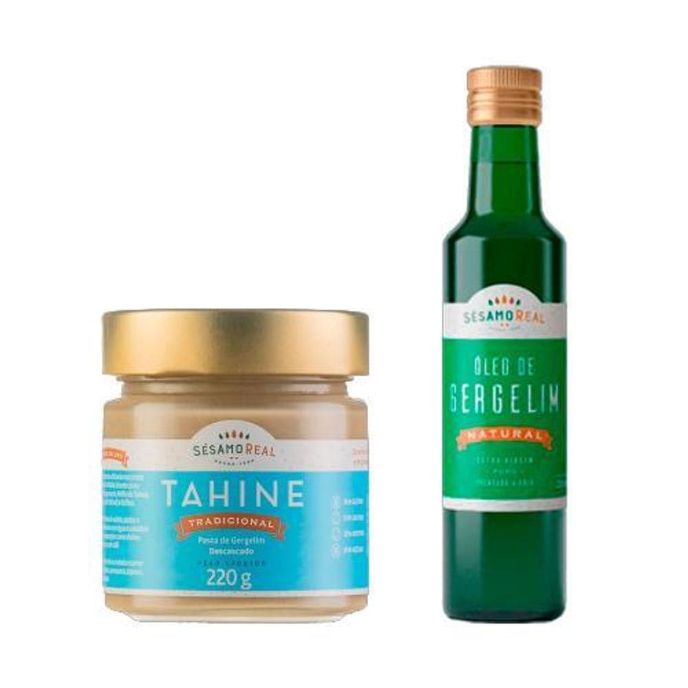 Kit Tahine Tradicional 220G E Óleo Gergelim 250Ml Sésamo