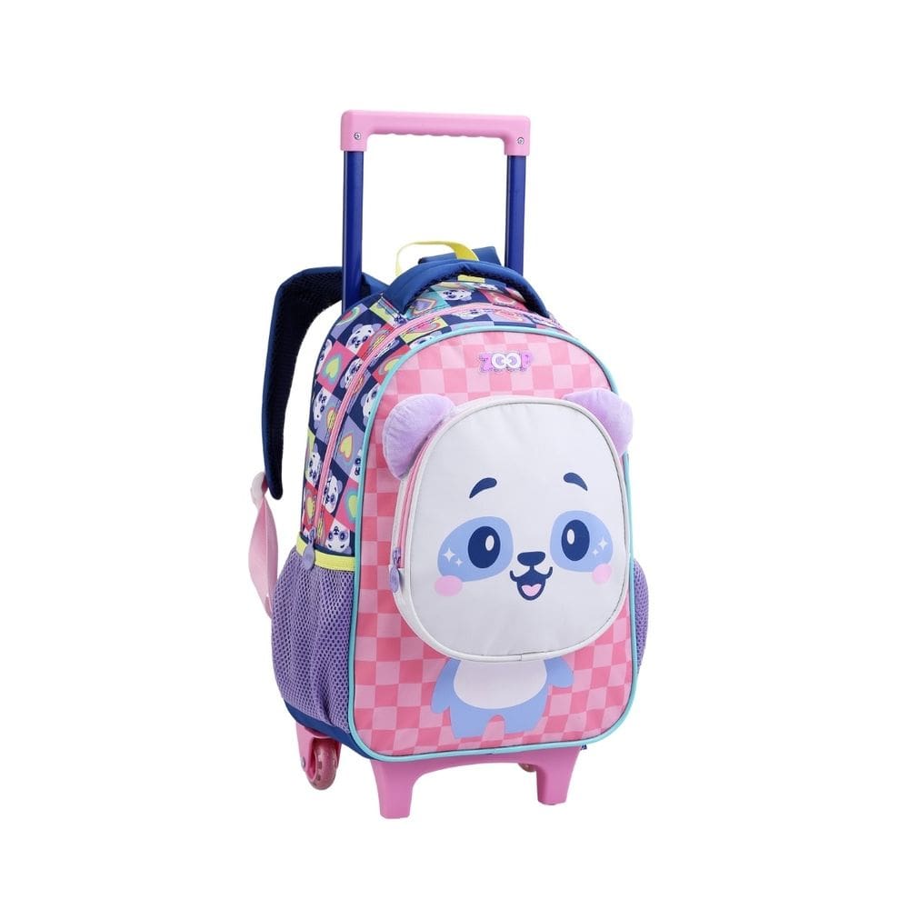 Mochila de Rodas Panda Meninas Infantil Passeio