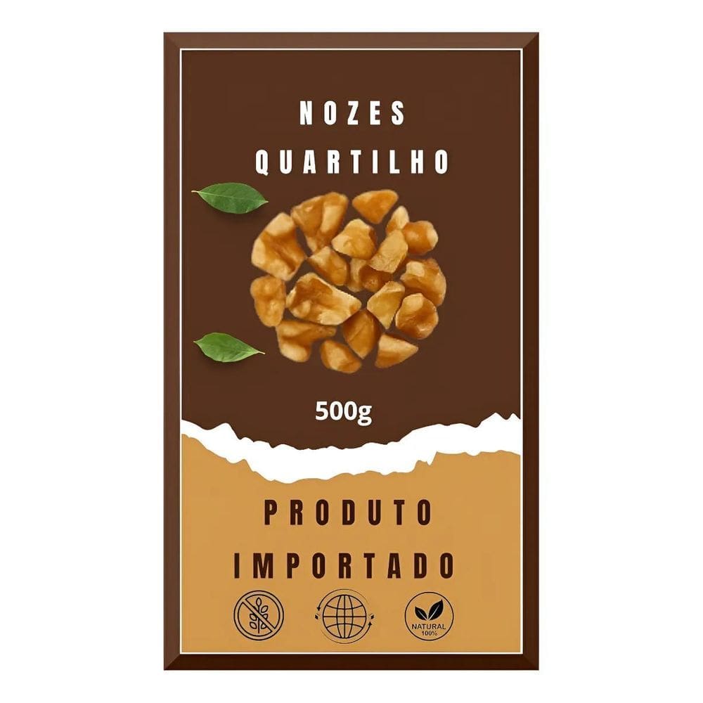 Nozes Quartilho Extra Light Importado 500Gr