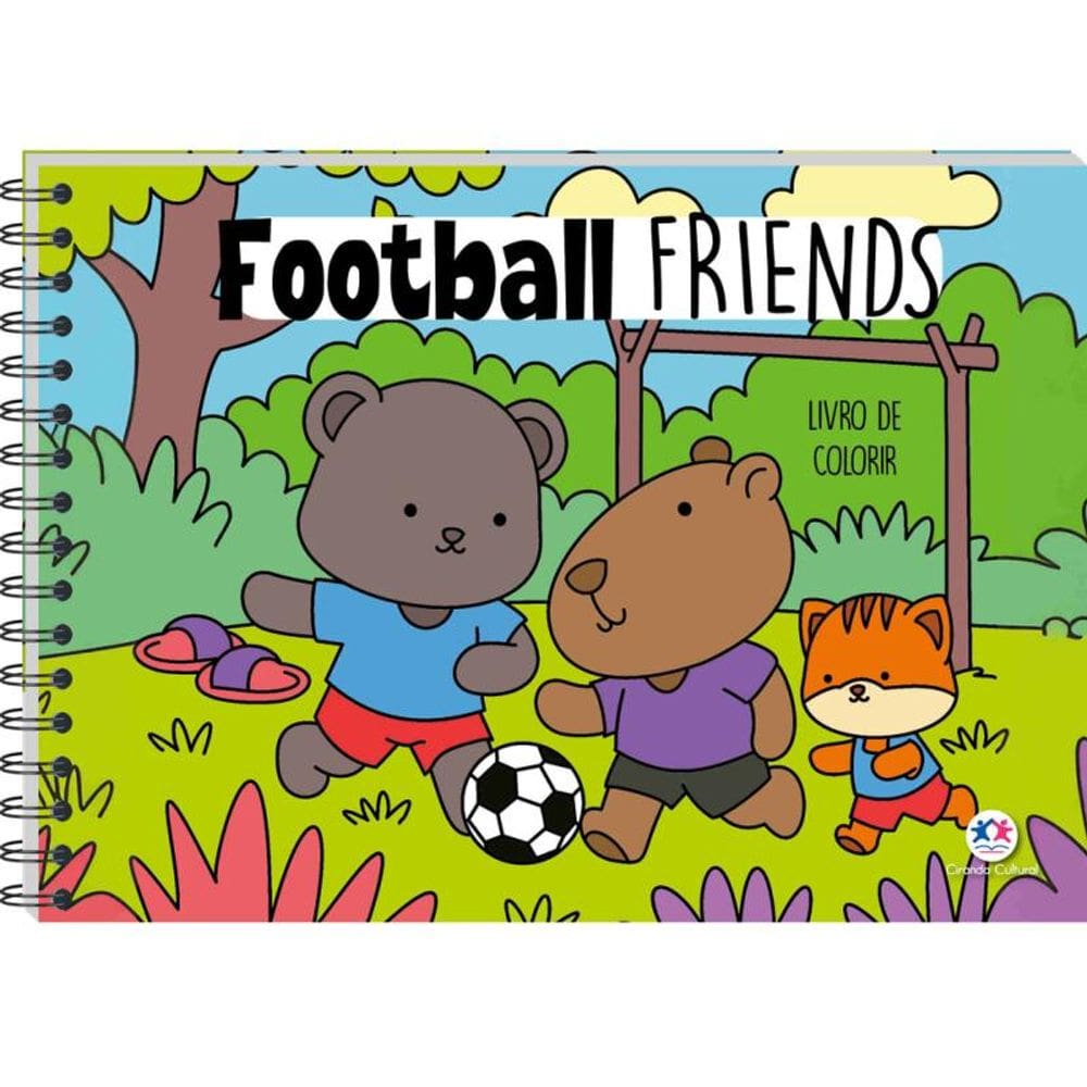 Football Friends - Livro de colorir com marcador