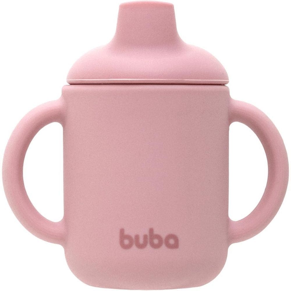 Copo De Transição Buba Em Silicone Rosa  +6 M