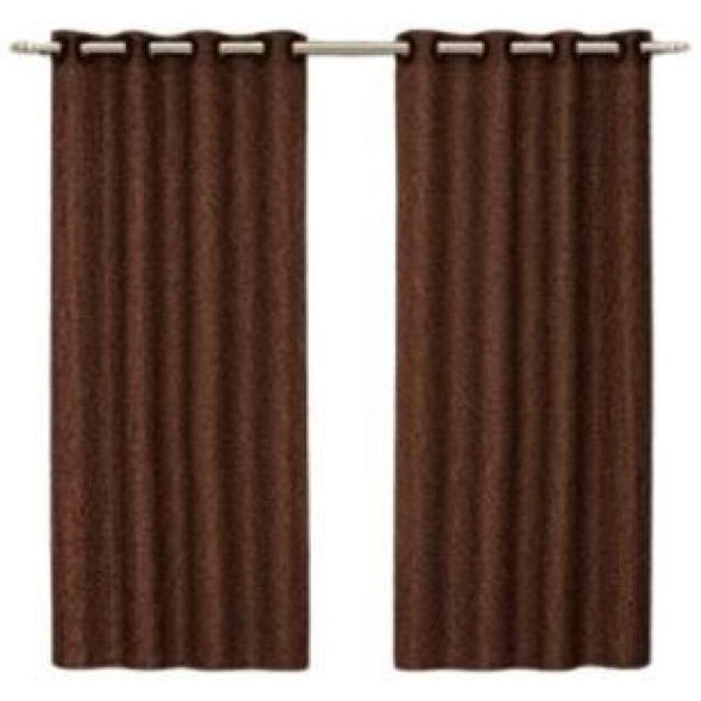 Cortina Quarto/Sala 2,00 X 1,70 Alt Cetim Amassado Marrom