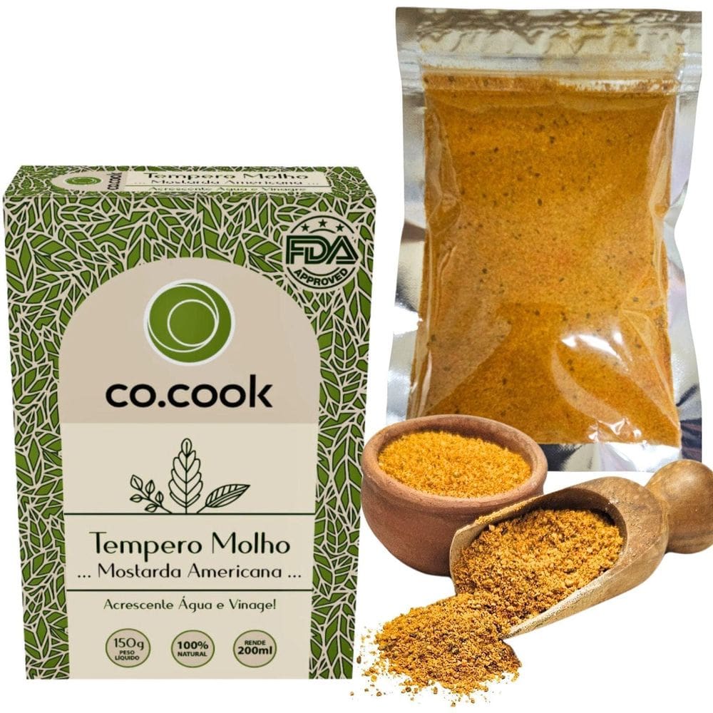 Cocook Molho Natural Mostarda Americana 150G