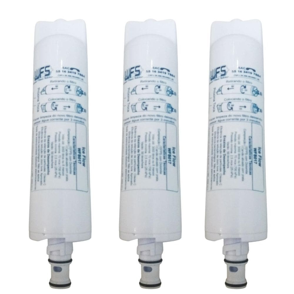 Kit 3 Filtros Refil Purificador Consul Bem Estar E Facilite