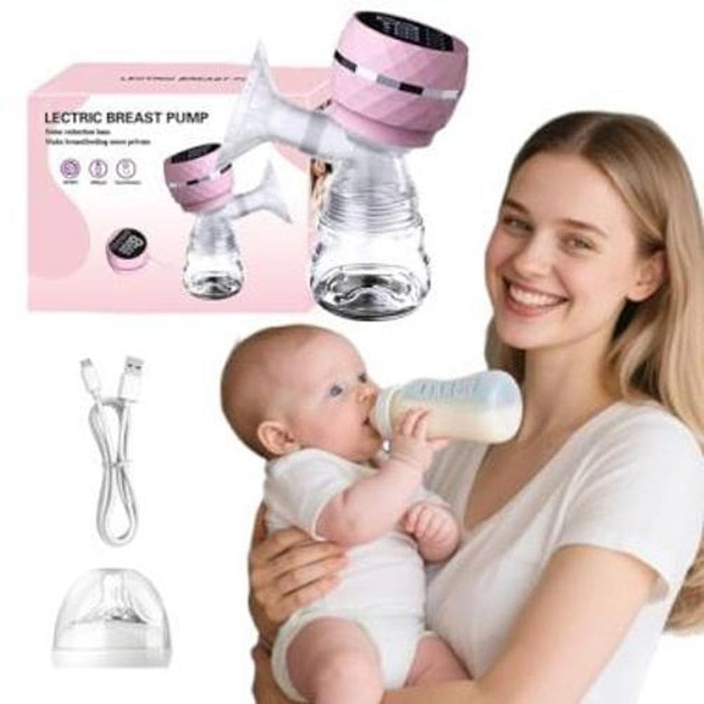 Super Bomba Tira Leite Materno Elétrica Usb Sucção Coletor