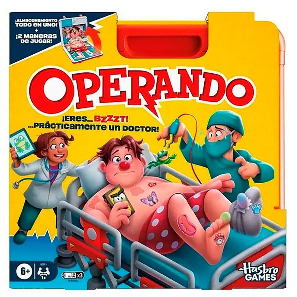 Jogo de Tabuleiro Eletrônico Clássico Operando Refresh G0951 - Hasbro