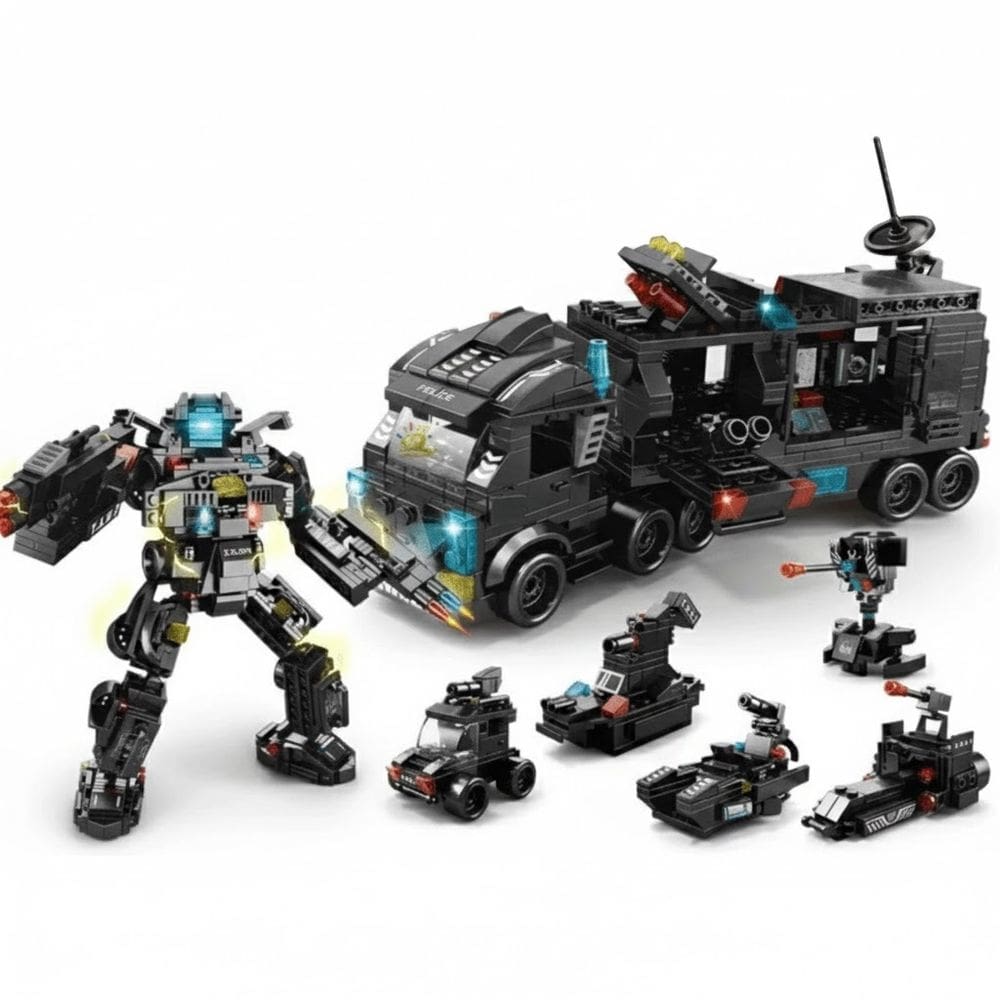 Blocos de Montar City Polícia S.W.A.T  585 Peças - Bloxi