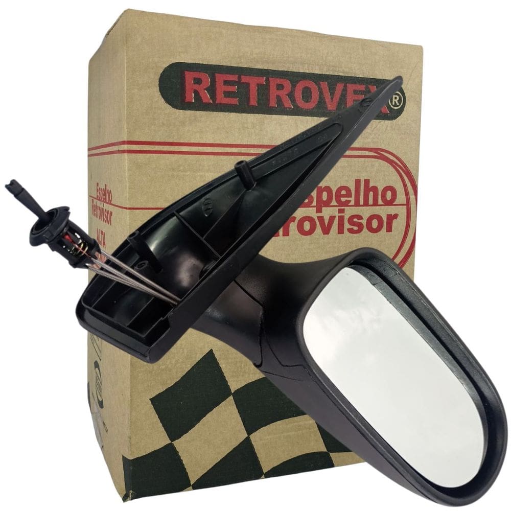 Retrovisor Direito Com Controle Grand Siena 2008 A 2010 / Palio Weekend 2008 A 2019 / Palio 4 Portas 2008 A 2023 / Siena 2008 A 2021 - Retrovex 4464