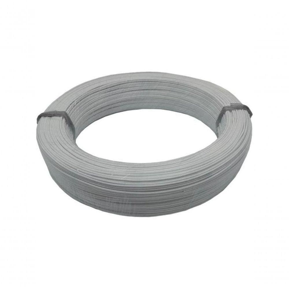 Fio Polarizado 2×0,14mm Branco - Rl -100