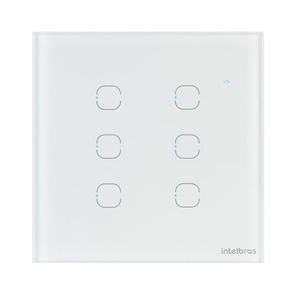 Interruptor Smart Wi-fi Touch 6 Teclas Branco Ews 1006