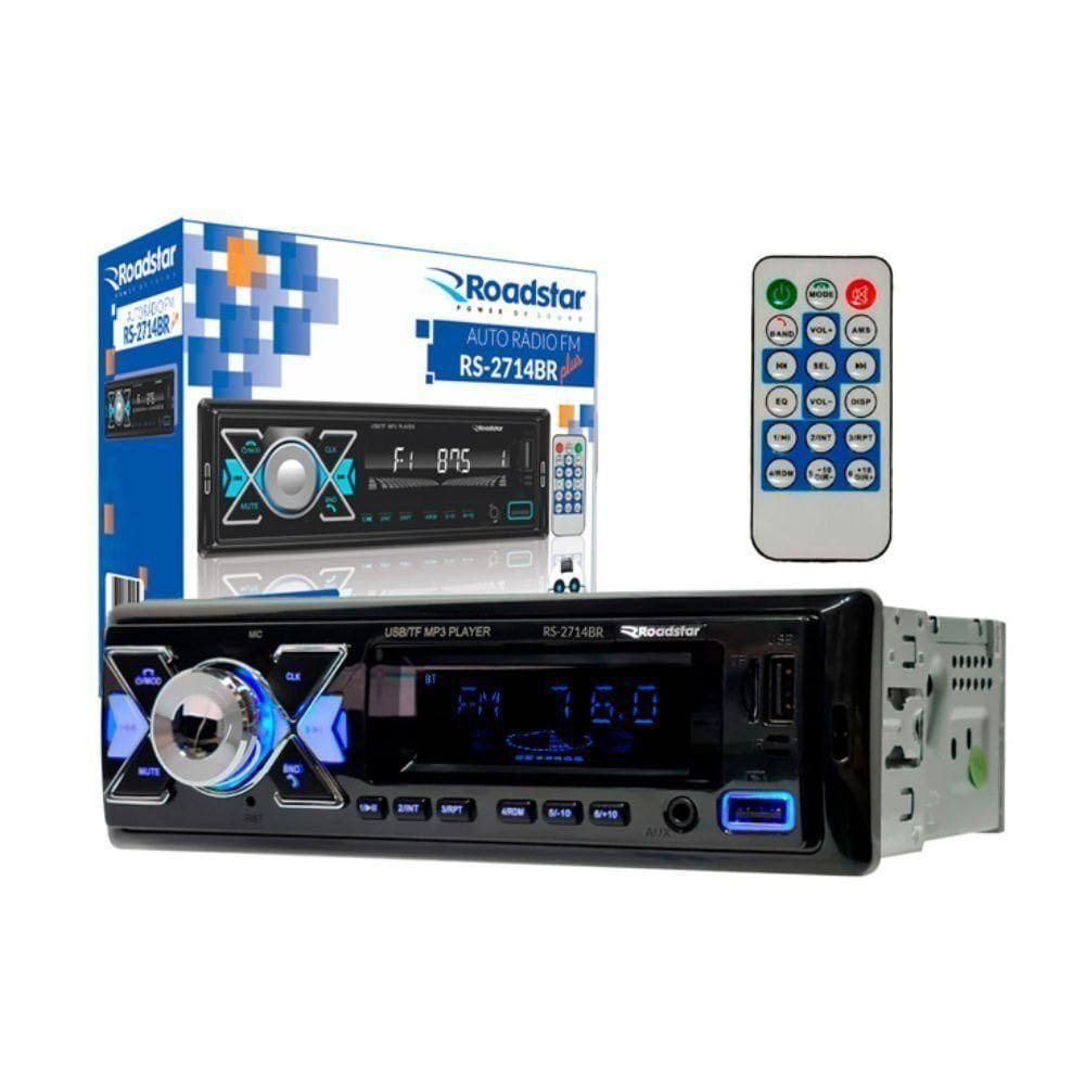 Auto Rádio Roadstar Rs2714br Plus Bluetooth