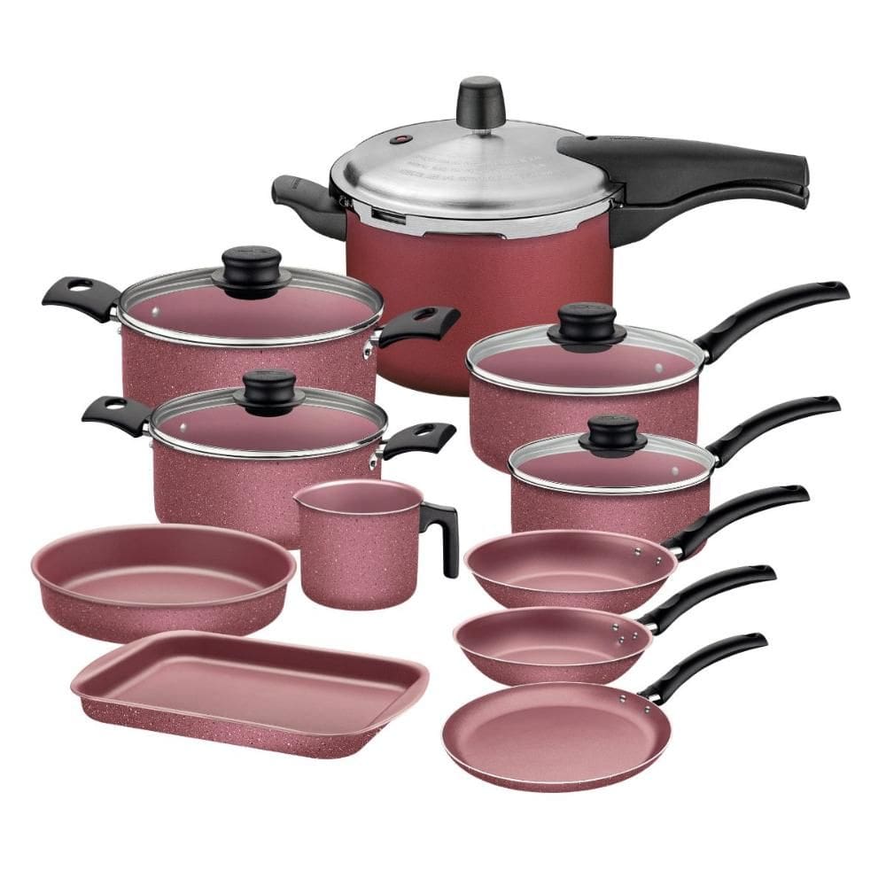 Jogo de Panelas 11 Peças com Panela Pressão Tramontina