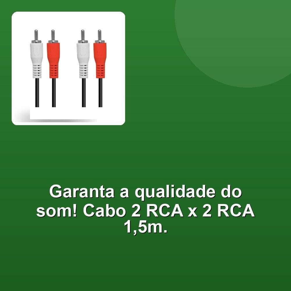 Cabo 2 Rca X2 Rca 1,5 Metros