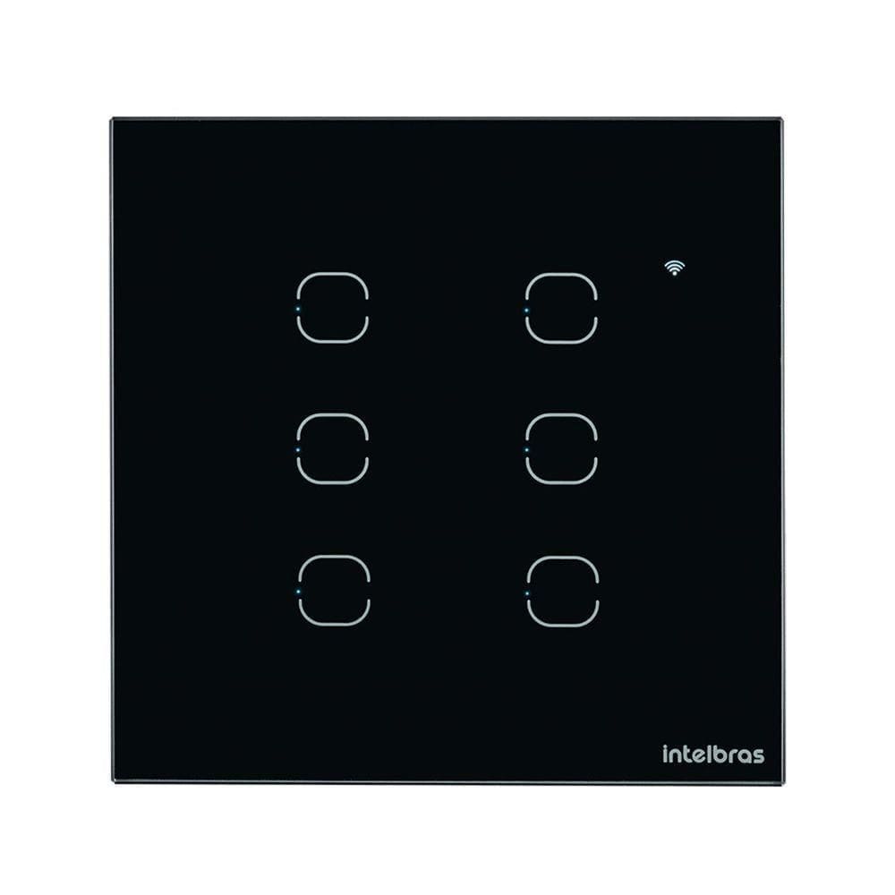 Interruptor Smart Wi-fi Touch 6 Teclas Preto Ews 1006 485002