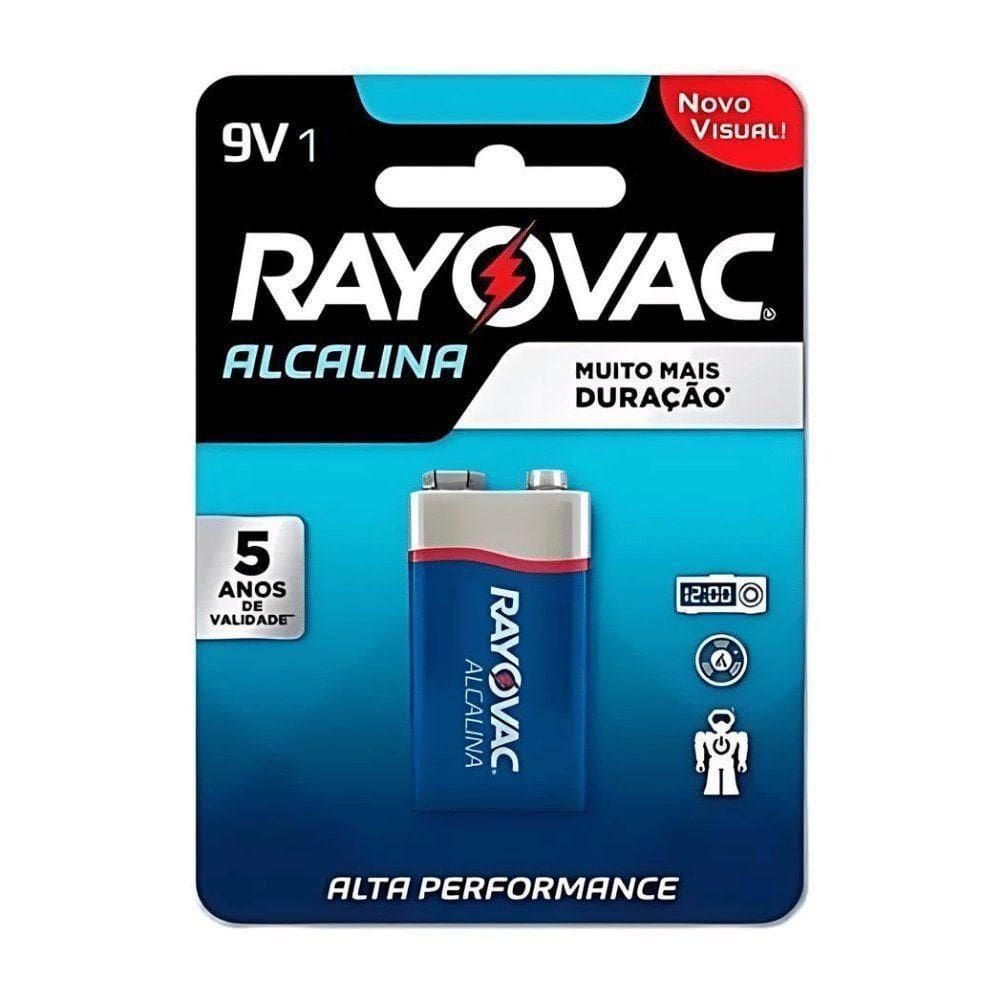 Bateria Alcalina Rayovac 9v C- 1 Unid.