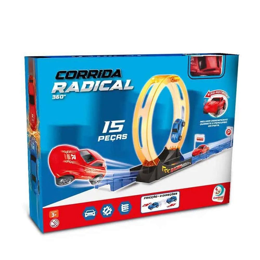 Pista de Corrida - Corrida Radical 360°- Cardoso Toys