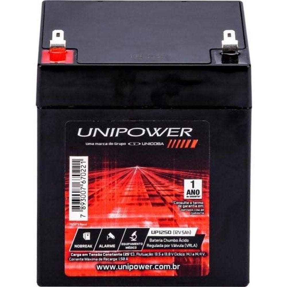 Bateria Estacionária 12v 5ah Unipower