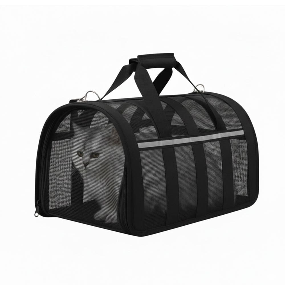 Bolsa Transporte Pet Cachorro Gato Coelho Porquinho Hamster Animais Faixa Refletiva Confortavel Passeio Viagem Caminhada