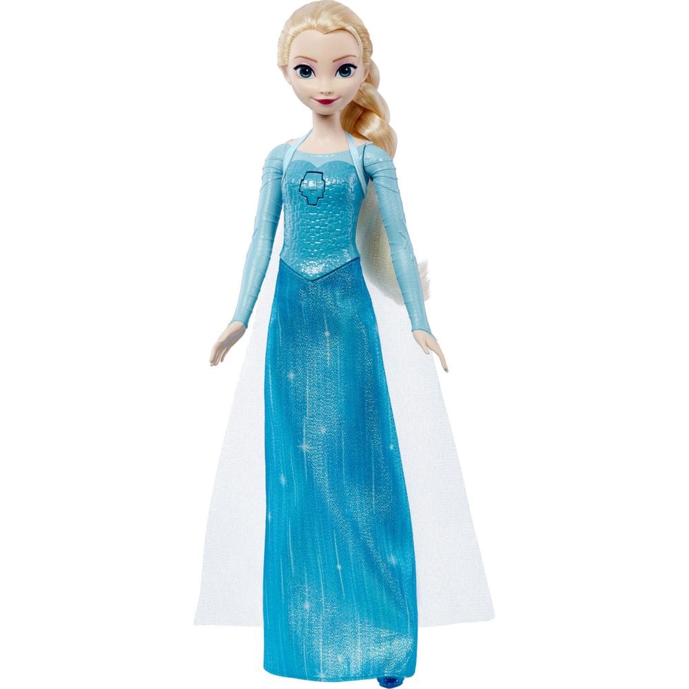 Boneca de brinquedo Mattel Disney Frozen Singing Elsa com roupa exclusiva