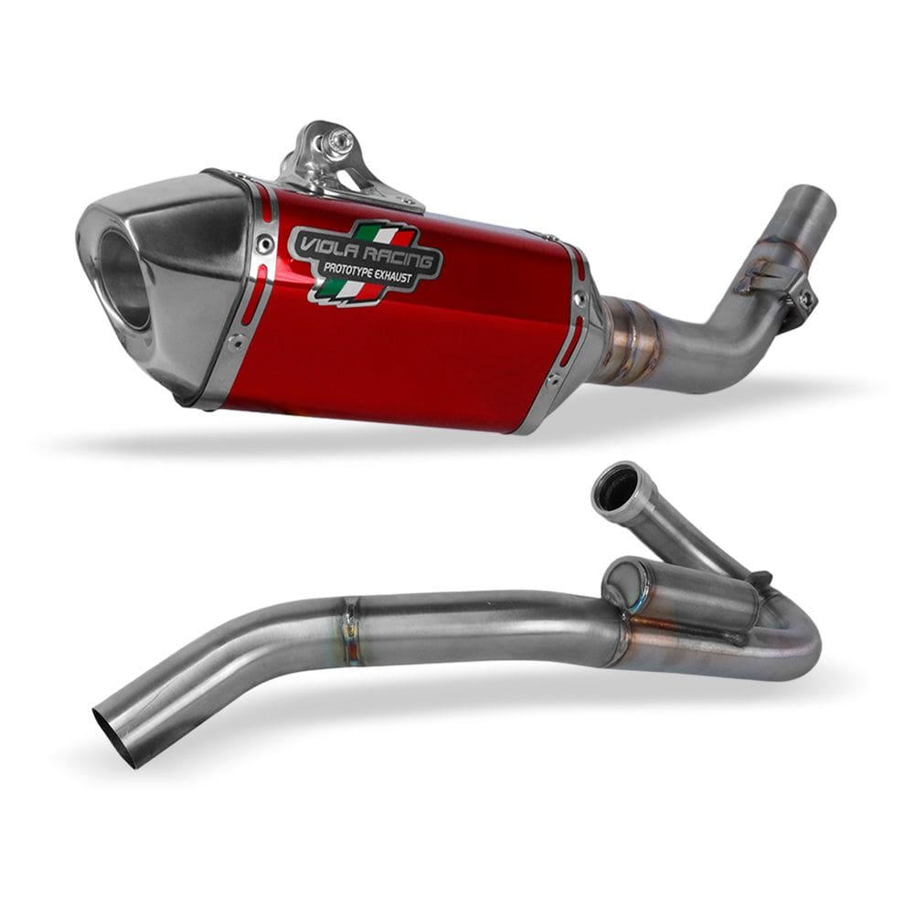 Escapamento Viola Racing Crf 300f Trilha Enduro Motocross