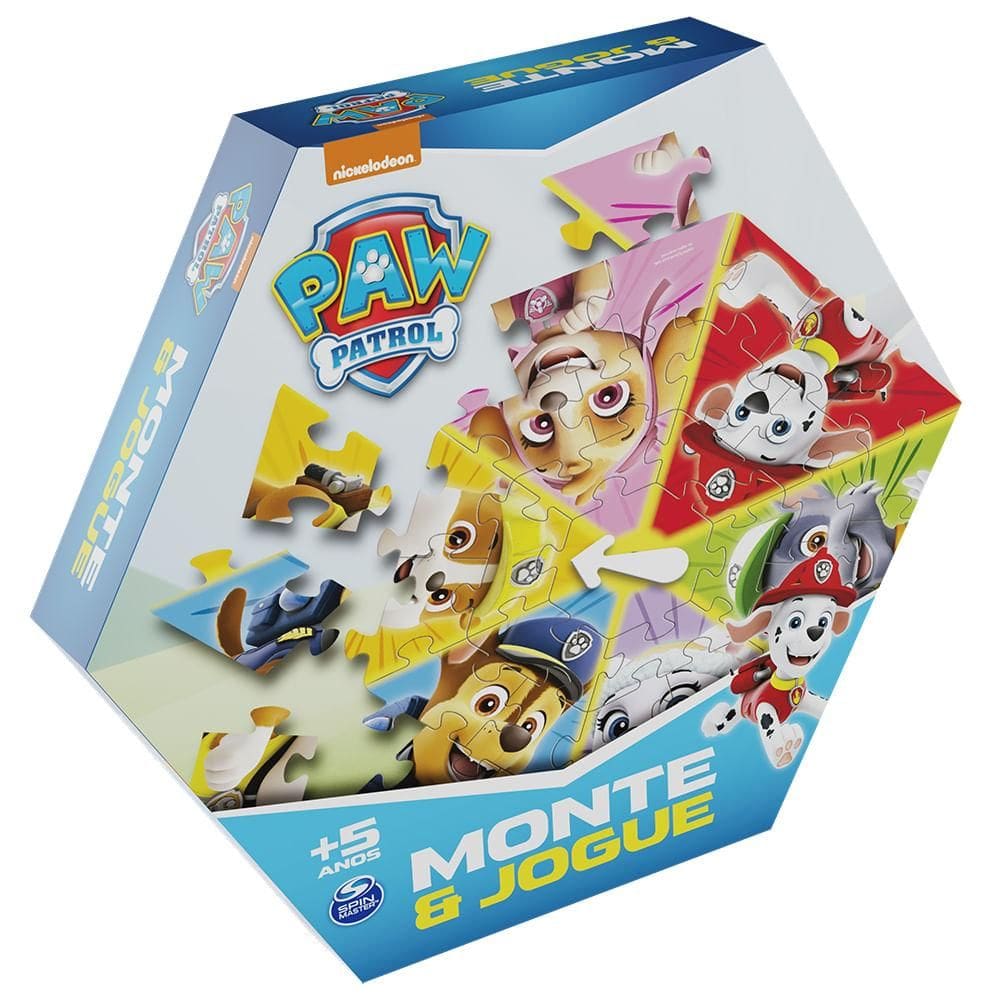 Jogo Monte e Jogue Patrulha Canina