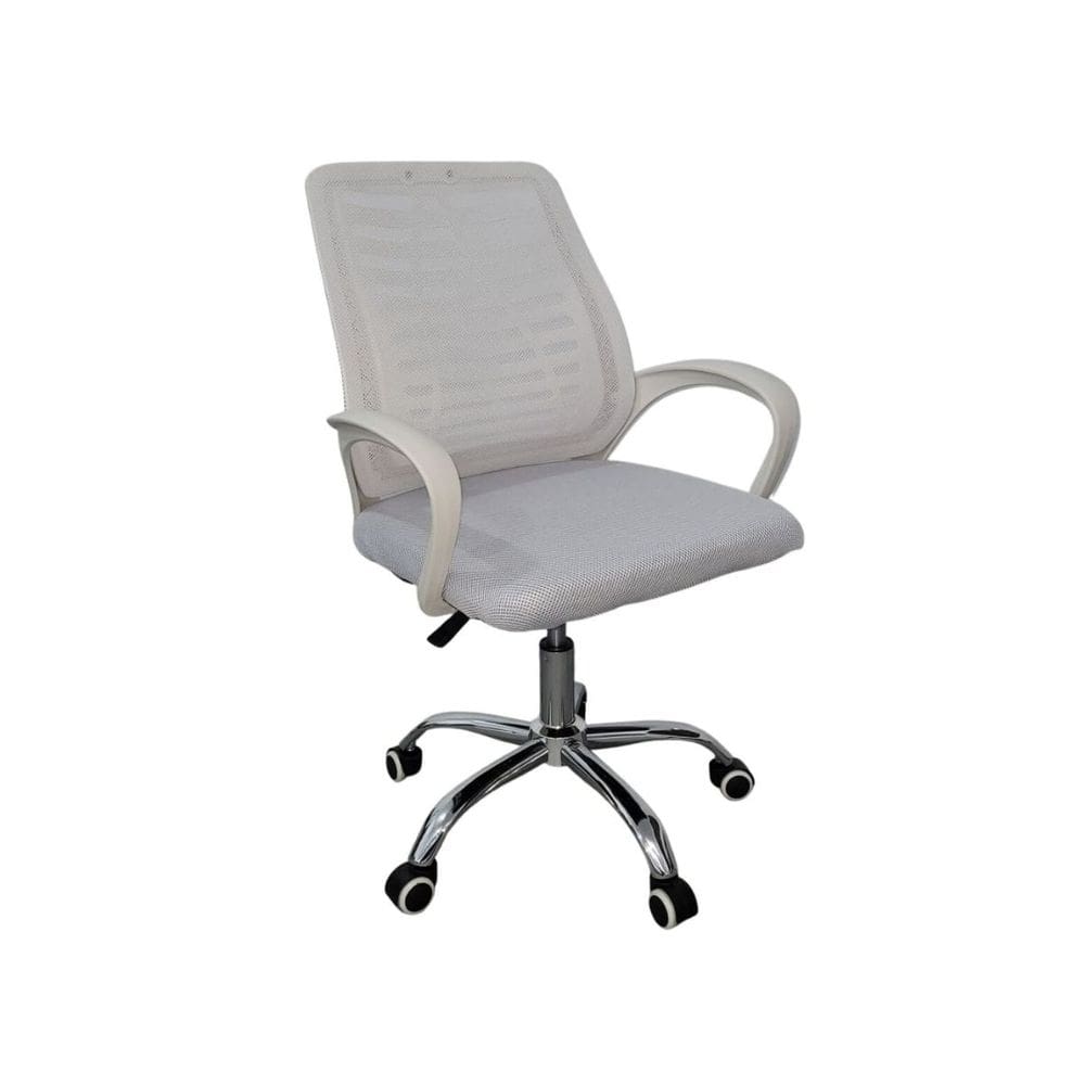 Cadeira de Escritório Esteirinha Tela Mesh Ergonômico Branco