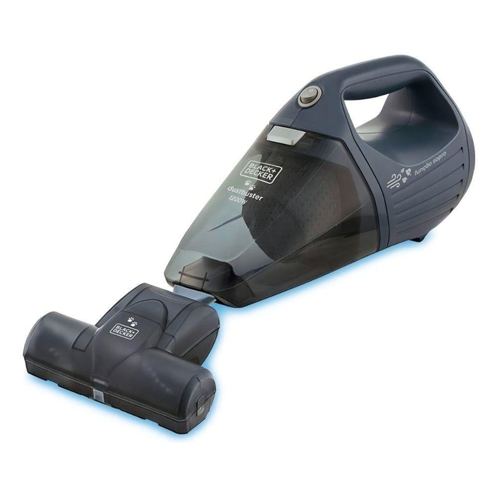 Aspirador De Mão Black+decker Aps1200pet 800ml Azul 110V
