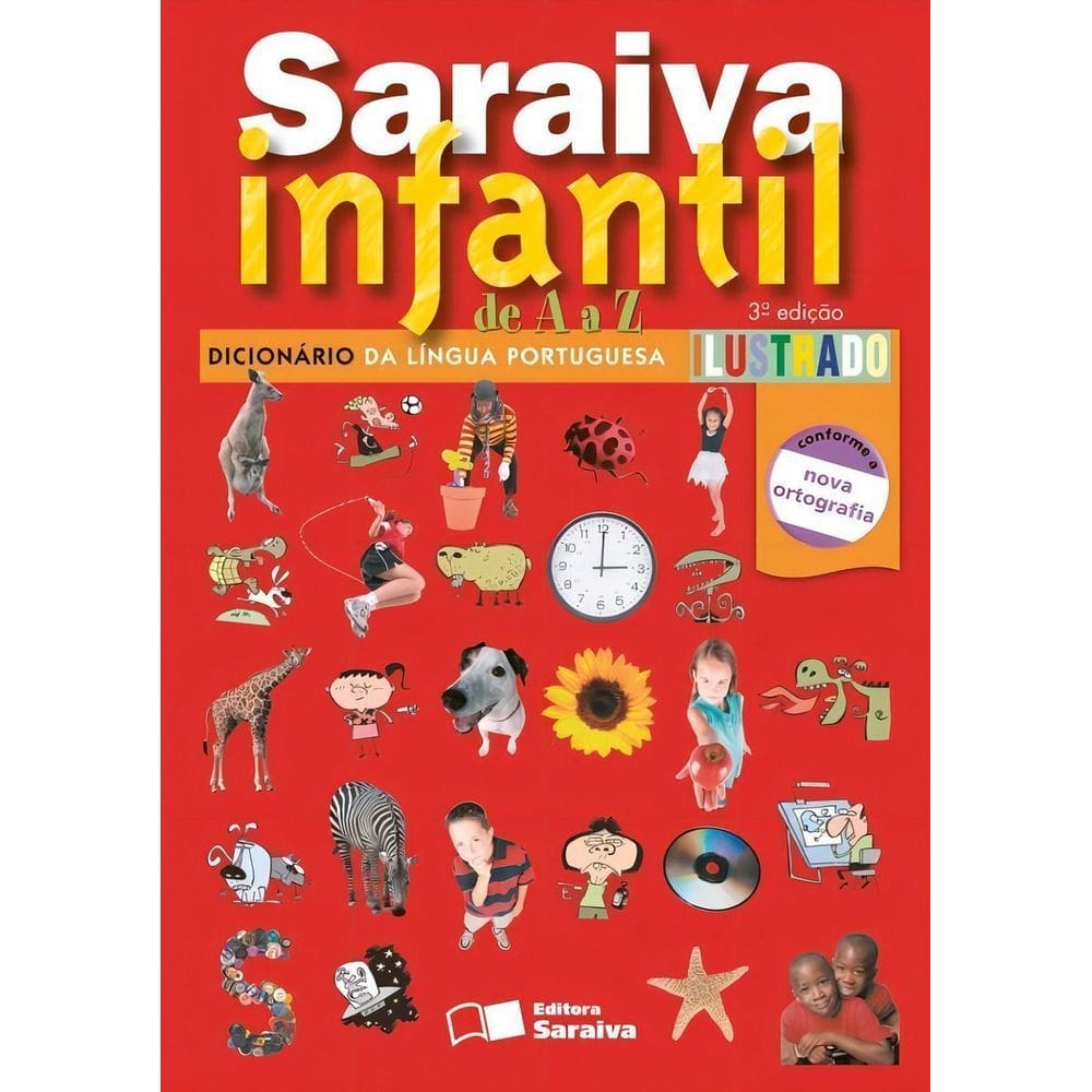 Saraiva Infantil de A a Z: Dicionário da Língua Portuguesa Ilustrado - 03Ed/12