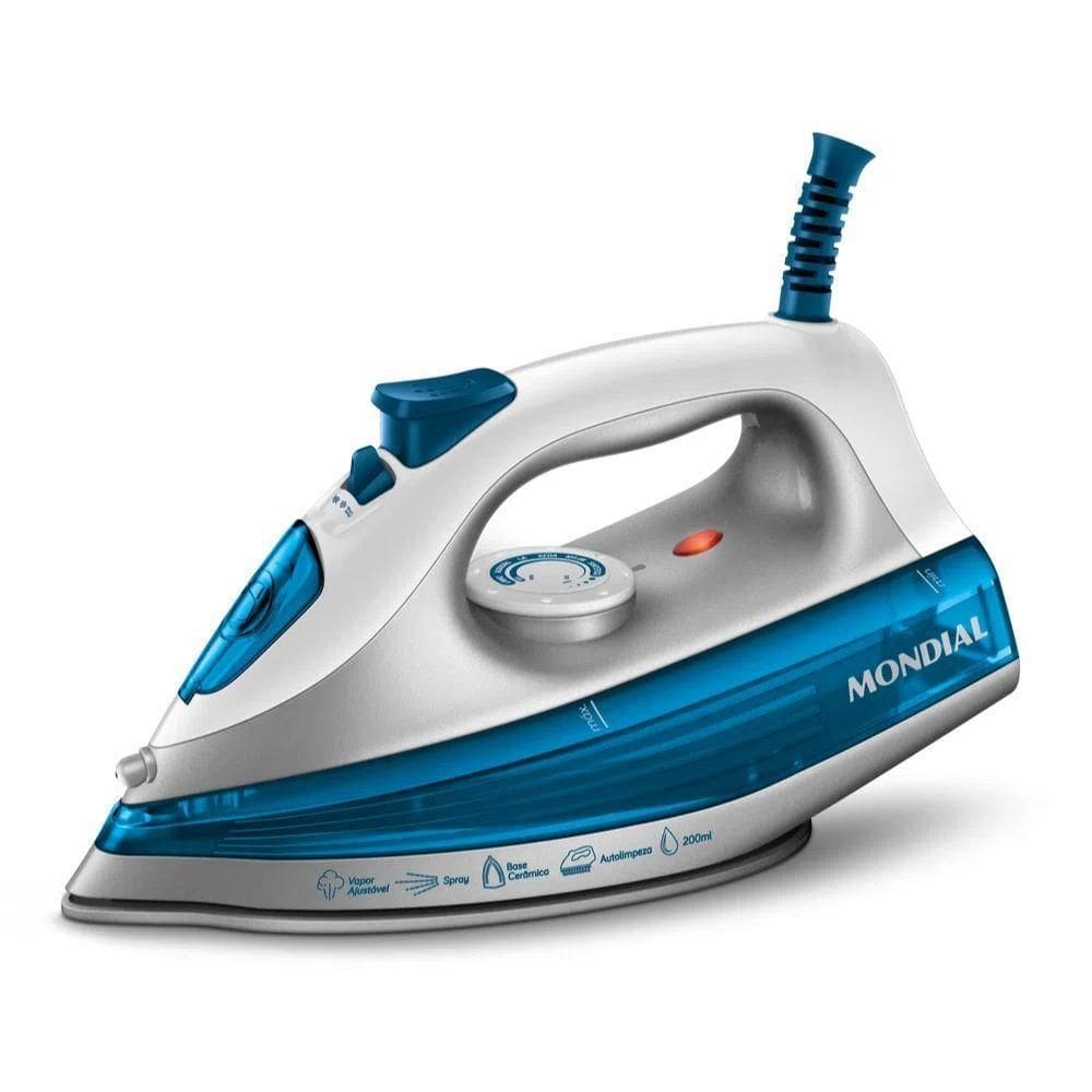 Ferro De Passar A Vapor Mondial Fvn-01-bl 220V