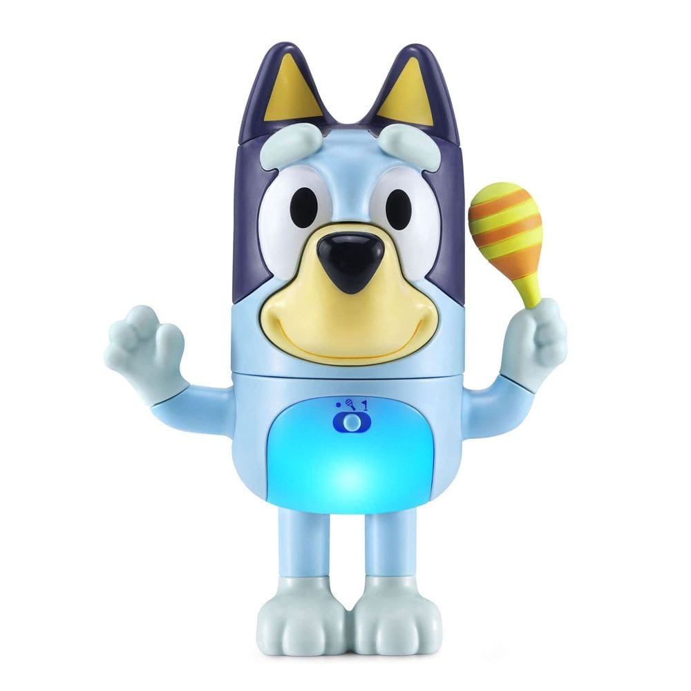 Brinquedo VTech Bluey Shake It Bluey com som e luz de 3 a 6 anos