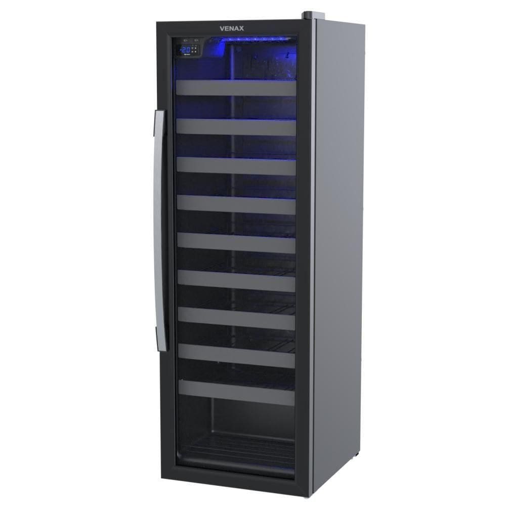 Champanheira 200 Para 50 Garrafas -2°c A 8°c Preto Digital 209l Ec200 - Venax 220v