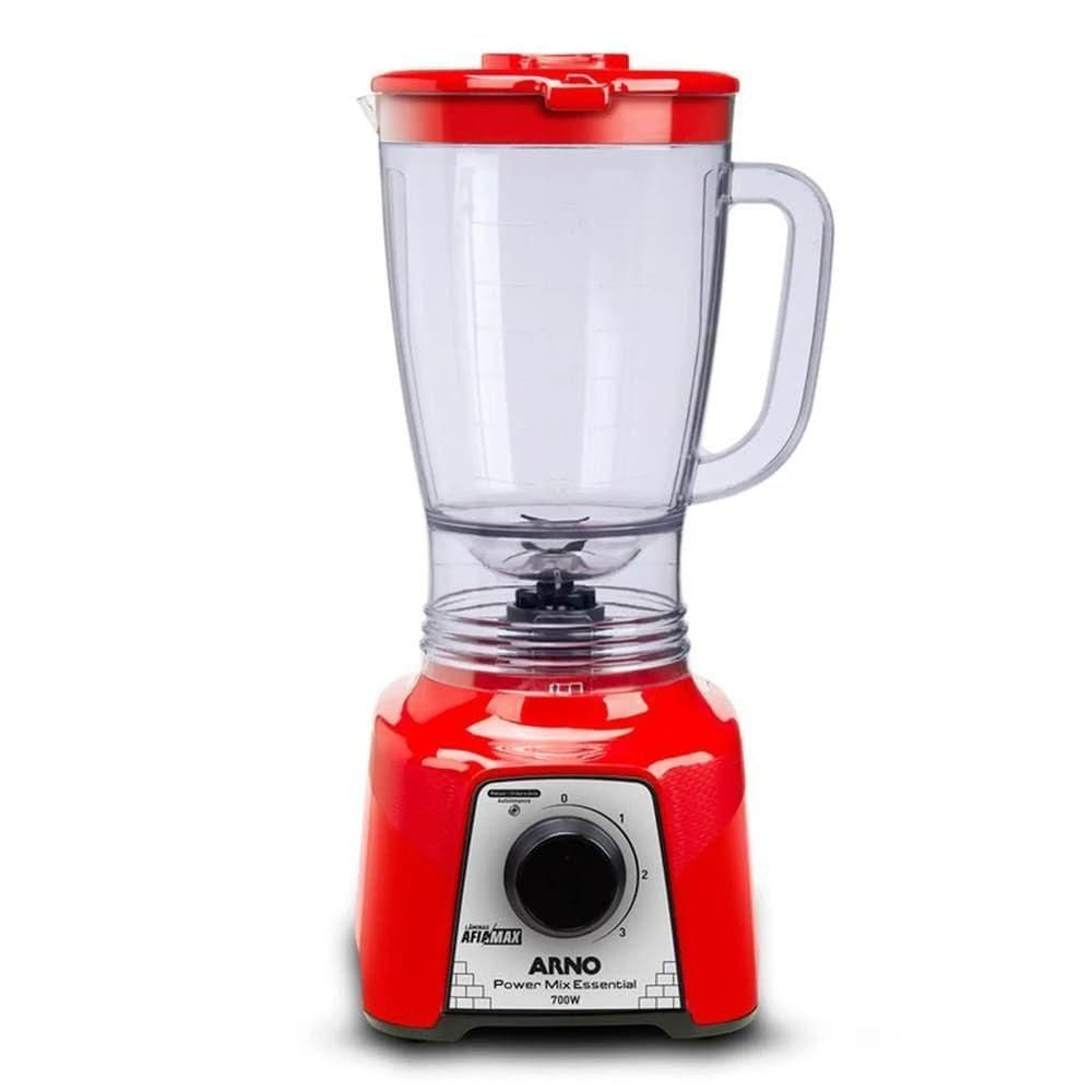 Liquidificador Power Mix Arno 2.4L 700W 3 Velocidades LQ18/19 Vermelho 220V