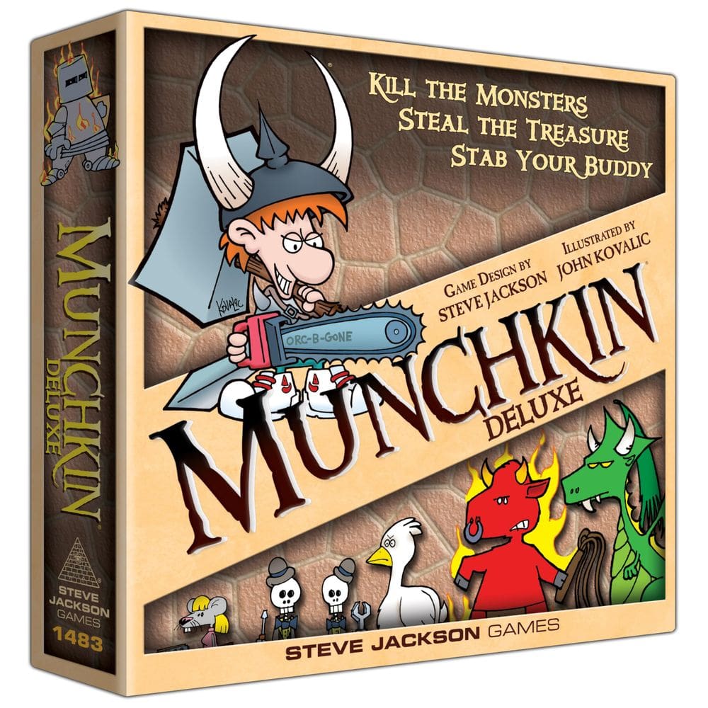 Jogo de tabuleiro Steve Jackson Games Munchkin Deluxe Base 10+ Years