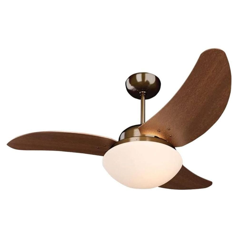 Ventilador Solano Led 3 Pás Tron Cobre 220V