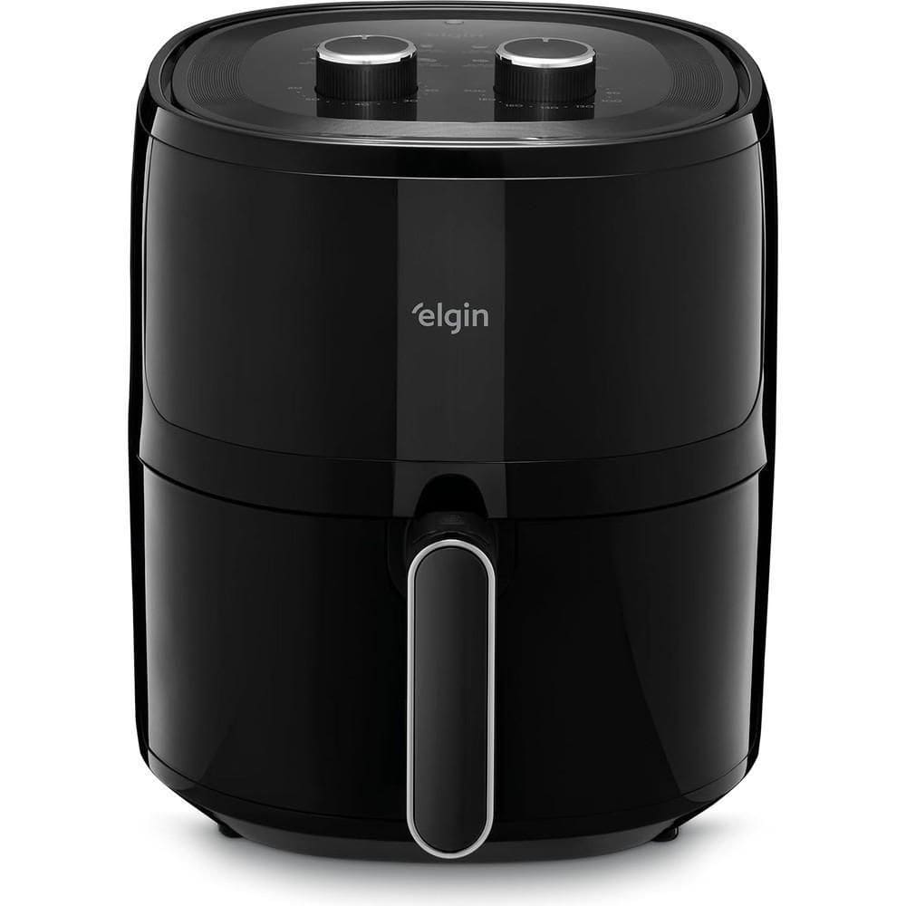 Fritadeira Air Fryer 5L 1700W Preta AFC50 Cesto Removível Space 5 Elgin 110V