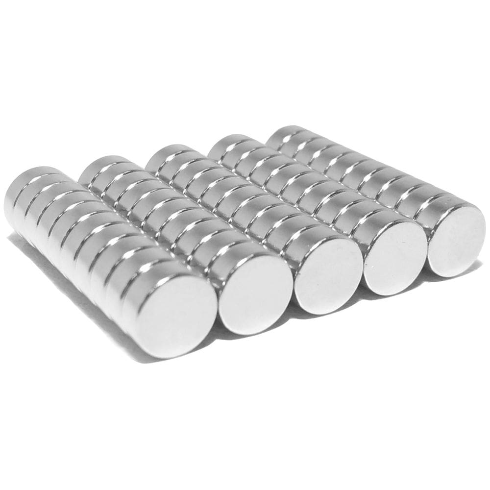 Imã De Neodímio 50 Peças - 8mm X 3mm - Super Forte