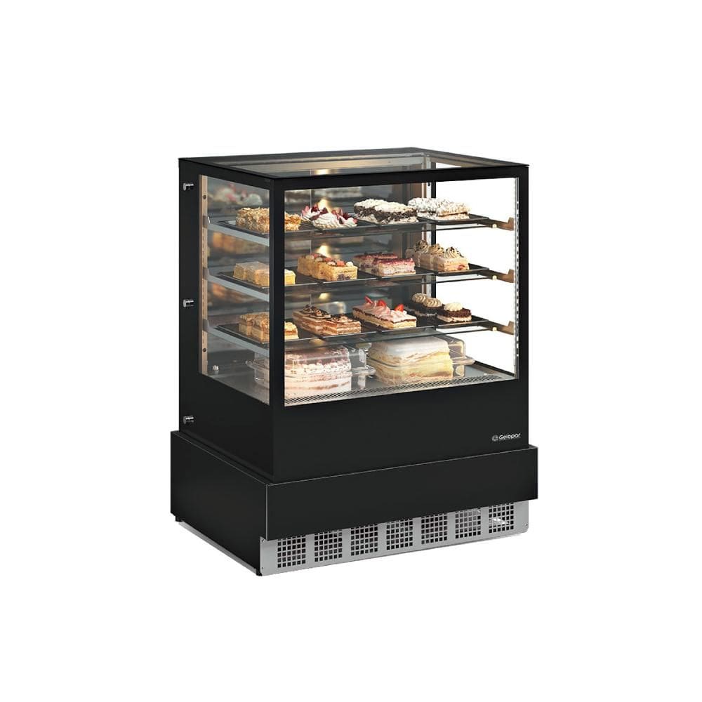 Vitrine Refrigerada Conveniência Dupla Função Gelopar GGER-100 Preta - 220V