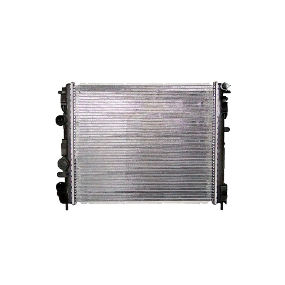Radiador de agua Clio 1999 >  Logan 2007 a 2013 1.0 1.6 16V  Sandero 2007 a 2014 1.0 1.6 16V com Ar  Manual e  Aluminio Brasado
