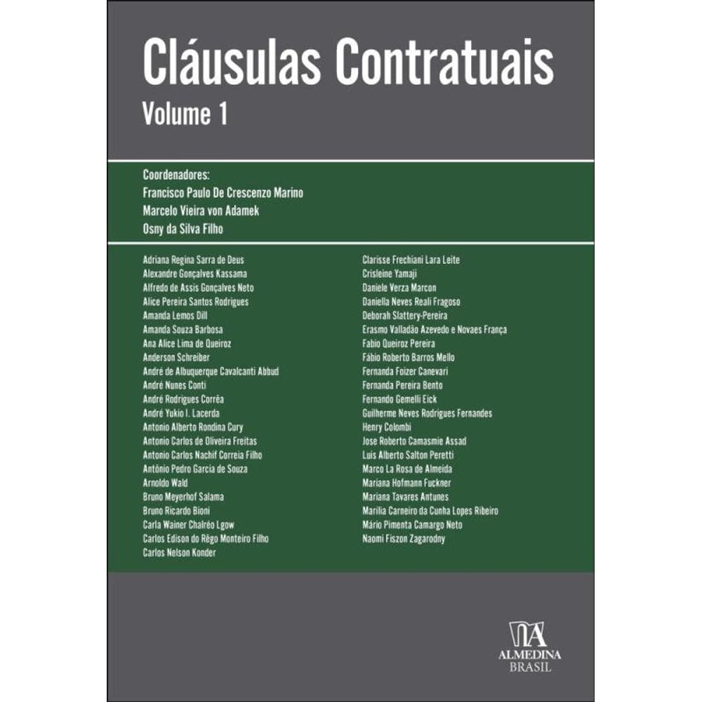 Cláusulas Contratuais - Diversos Autores E Colaboradores