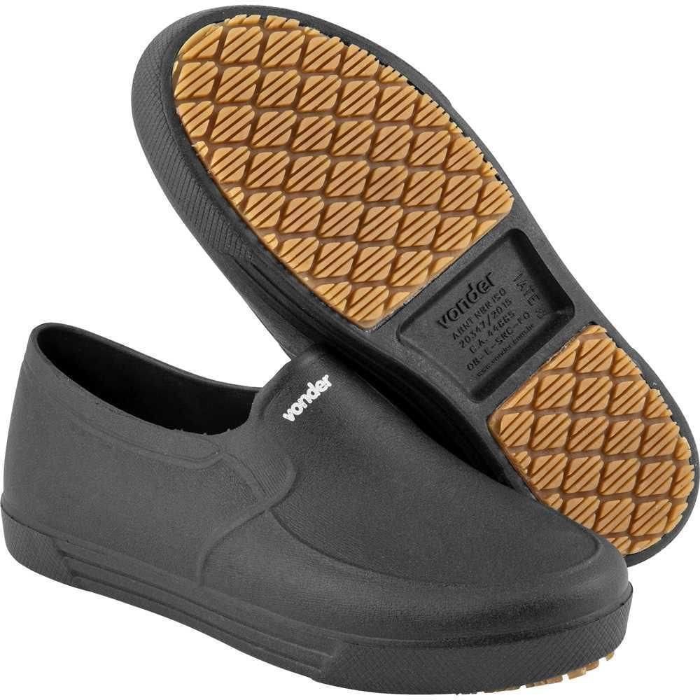 Sapato Antiderrapante E Impermeável Tam. 36 Preto Vonder