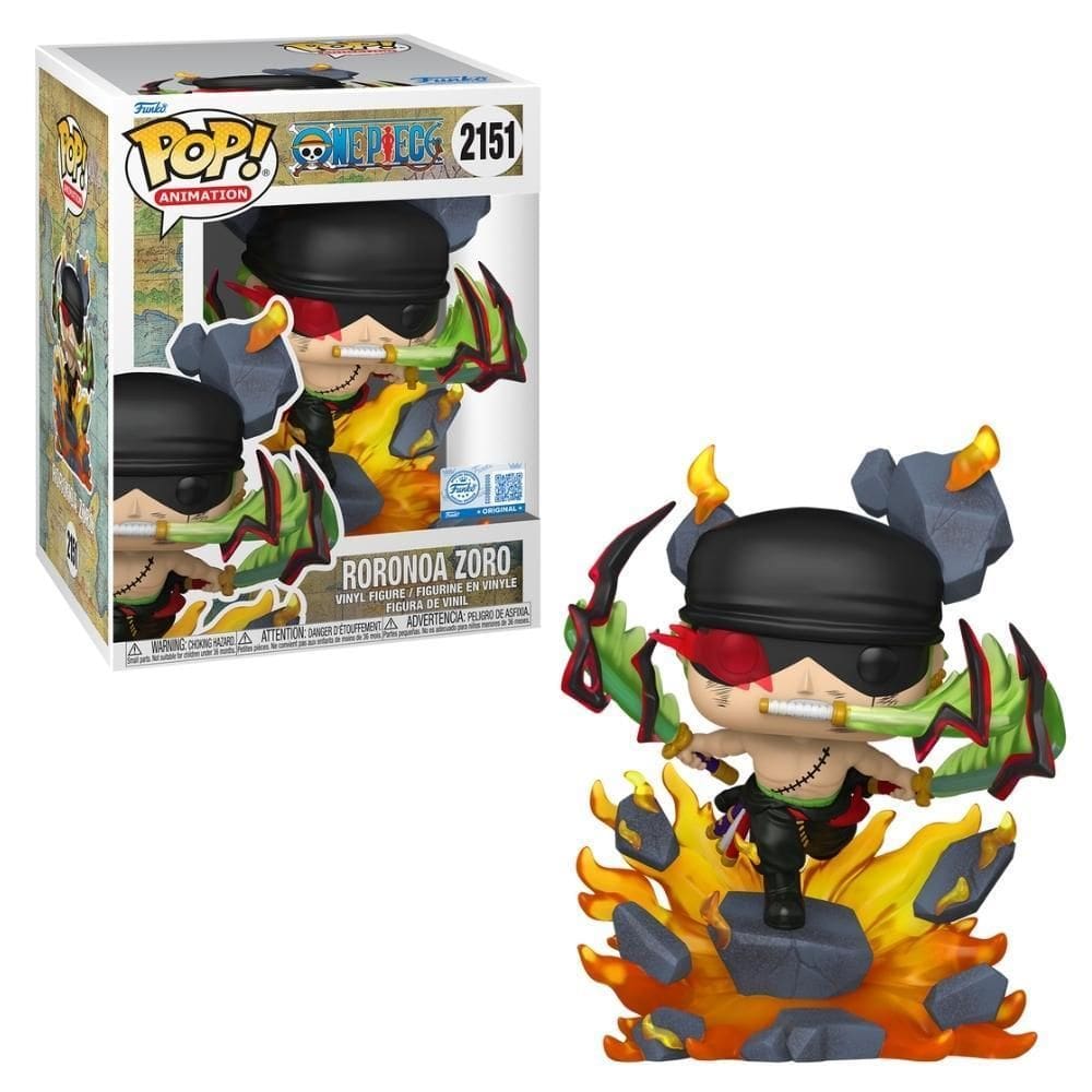 Boneco Funko Pop Premium One Piece - Zoro  Rei Do Inferno