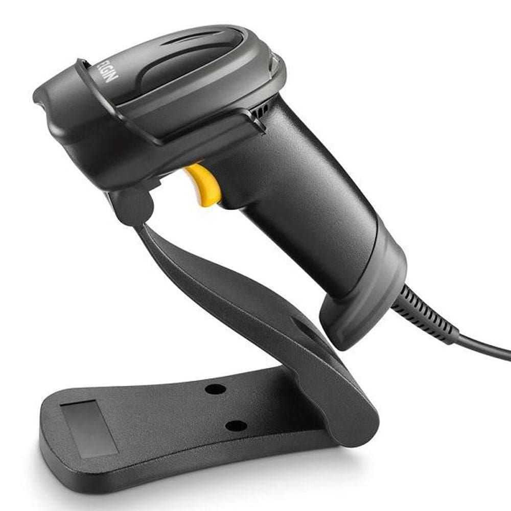 Leitor de código de barras c/suporte, USB, Preto, 1D/2D, EL250, 46EL250USC00, ELGIN