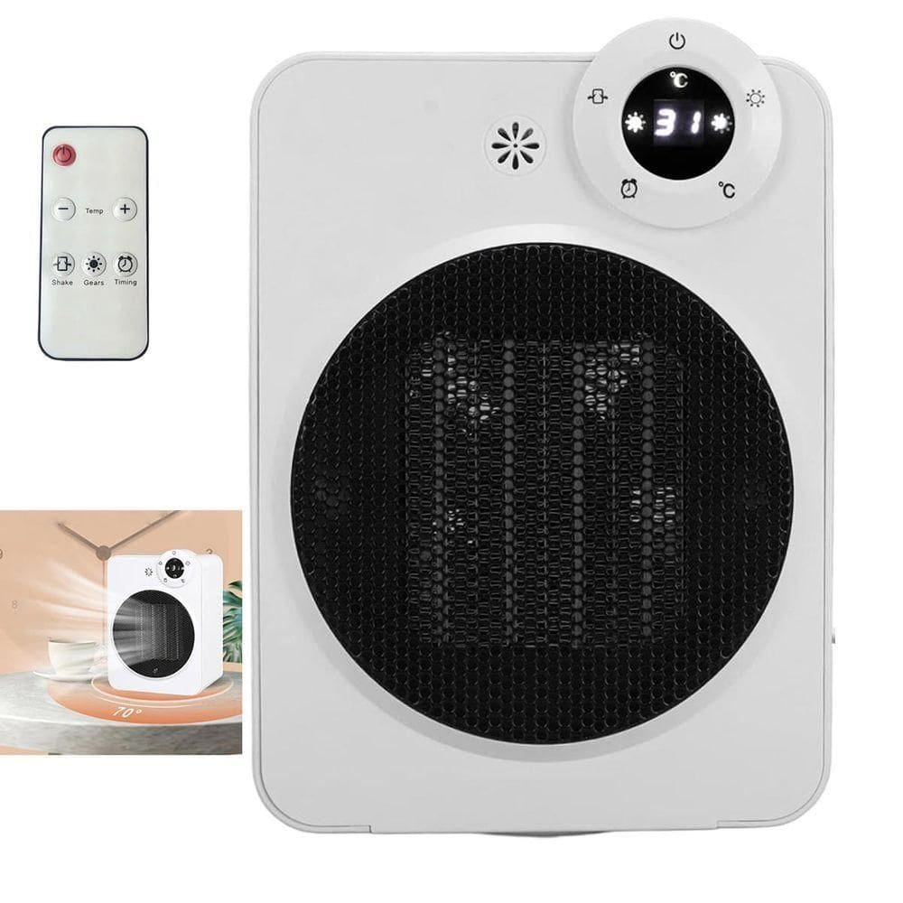 Aquecedor Eletrico Display Digital Angulo 70 Graus Controle Temperatura Ajustavel Potente Casa Quarto Ambiente Interno