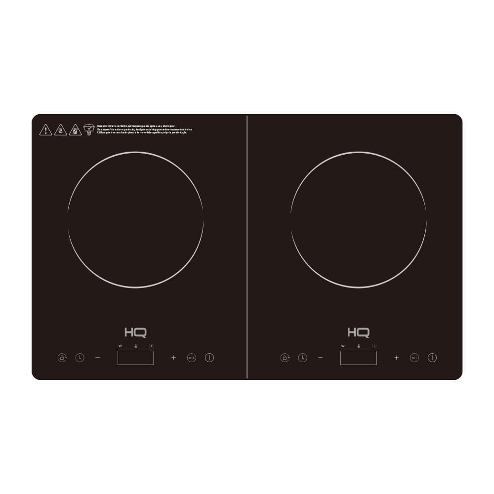 Cooktop De Indução HQ 2 Bocas Portátil 3500W Preto HQ-IDS3502 220V