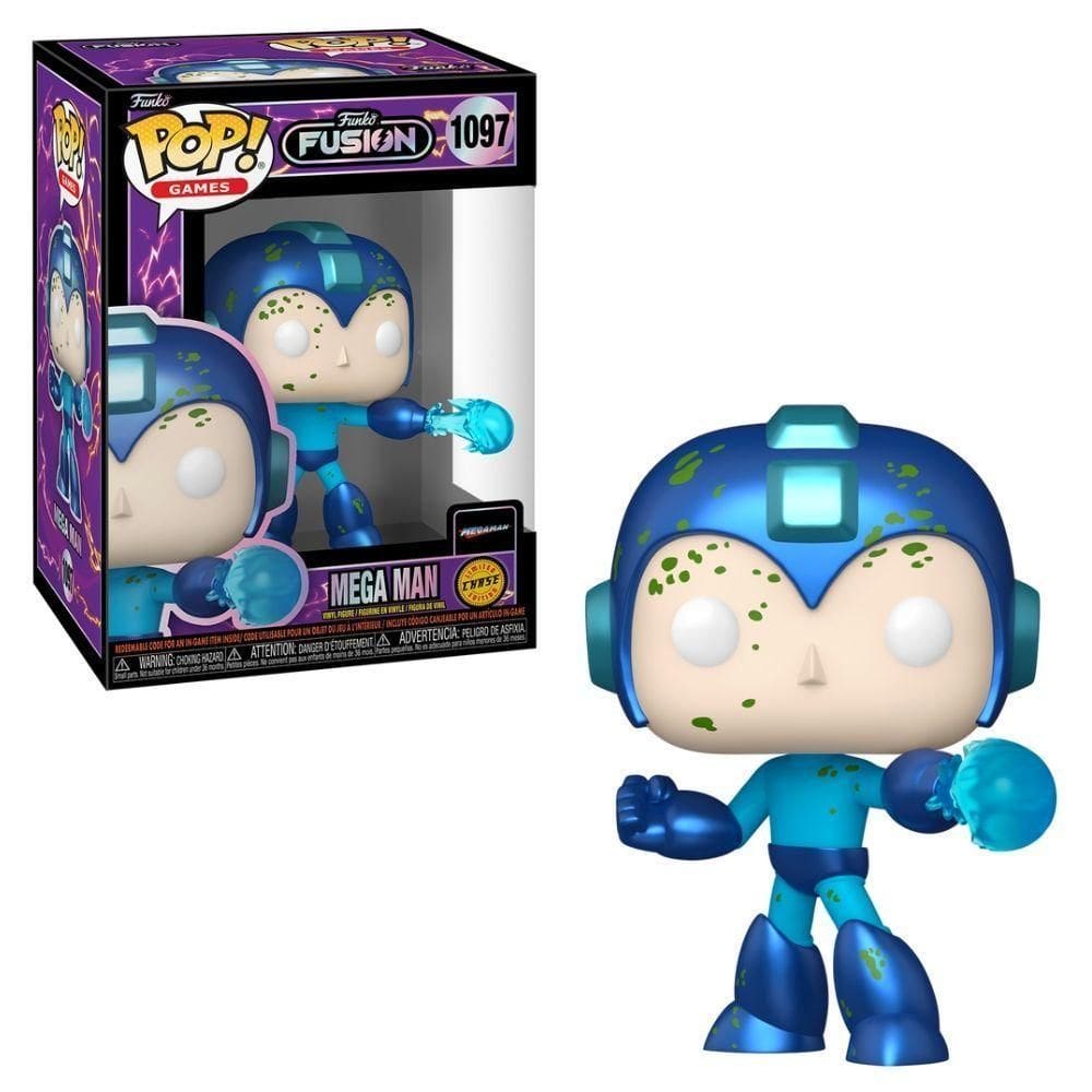 Boneco Funko Pop! Funko Fusion - Mega Man (chance De Chase)